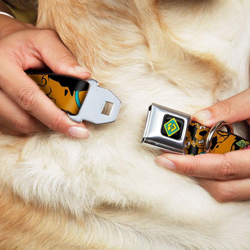 Collar De Perro Hebilla De Cinturón De Seguridad Scooby Doo