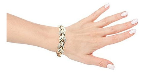 Yn Diamond Leaf Bracelet For Women, Fashion Wedding Jewelry