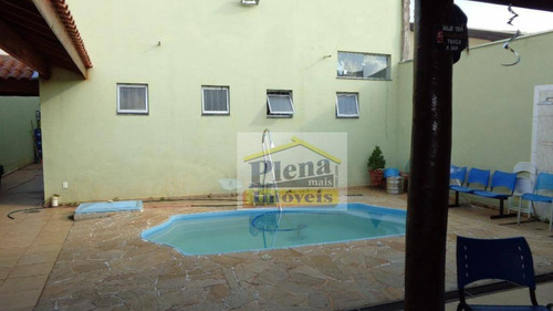 Imagem 14 de 19 de Salão À Venda E Locação Com 3 Vagas, Churrasqueira E Piscina - Jardim Macarenko- Sumaré/sp - Sl0311