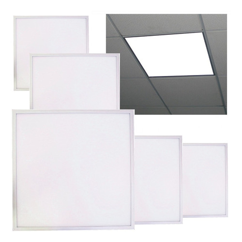 6 Panel Led 60x60 48w Luces Led P/ Plafon Techo Casa Oficina