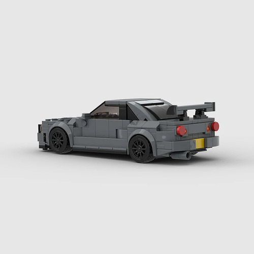 Nissan Skyline Gt-r R3 325pcs Bloques Construcción Moc