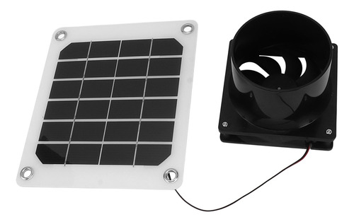 Ventilador Alimentado Por Energía Solar, Panel De Escape De