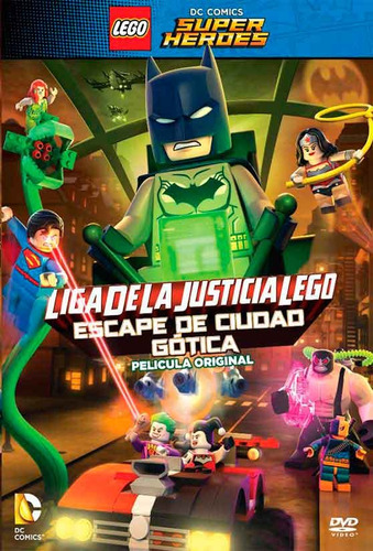 Dvd - Lego: Liga De La Justicia: Escape De Ciudad Gótica