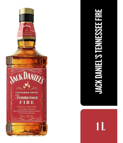 Jack Daniel's Whisky Tennesee Fire Single Malt Scotch  1 Litro
