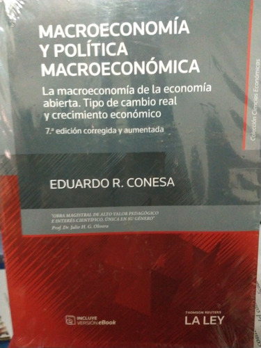 Macroeconomía Y Política Macroeconomica. Conesa