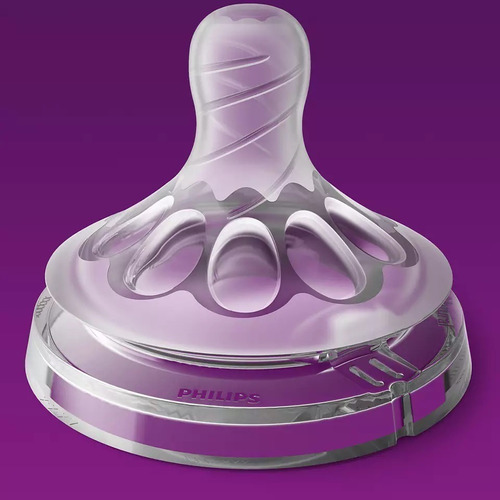 Imagen 4 de 6 de Tetina Philips Avent Scf042/27 Natural 1m+ Flujo Lento