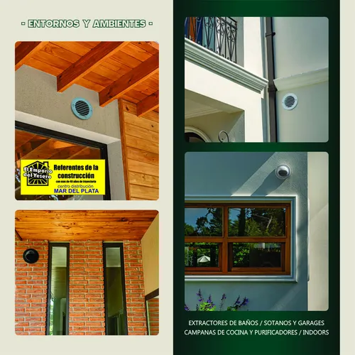 Rejilla Ventilación Artde Blanca Plana Exterior Y Interior