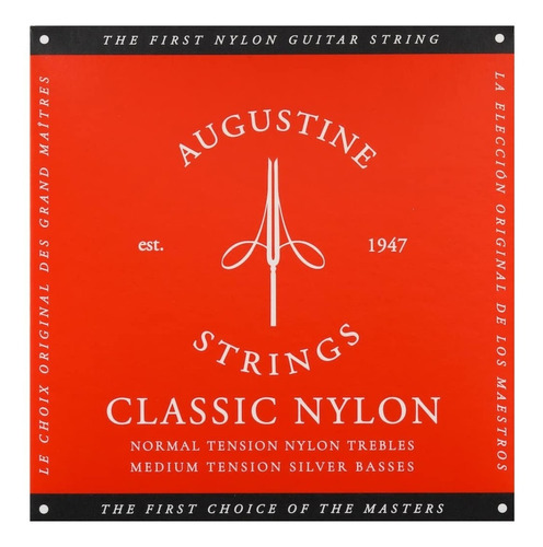 Encordoamento Nylon Augustine Classic Red 