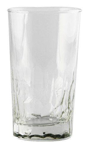 Set X12 Vasos De Vidrio Cristar Tierra 450 Ml Color Transparente