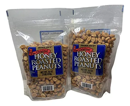 Honey Roasted Peanuts Trader Joe's 1 Lb - Paquete De 2