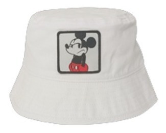 Imagen 1 de 3 de Sombrero Piluso Mickey Mouse Blanco Dmk  6254