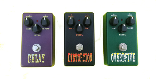 Pedal De Guitarra Leem Por 3: Delay + Distorsion + Overdrive