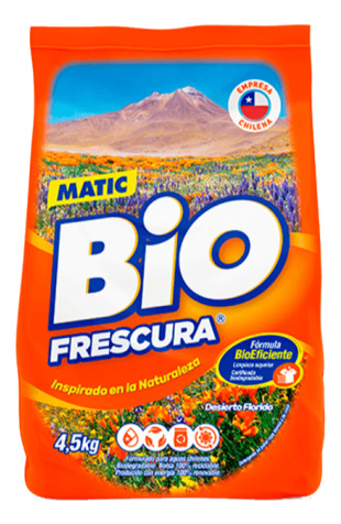 Detergente En Polvo Bio Frescura Desierto Florido 4,5 Kg
