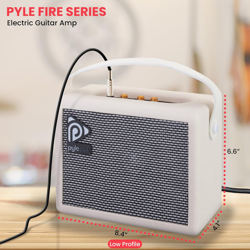 Amplificador De Guitarra Electrónico Portátil Pyle 5 Altavoz