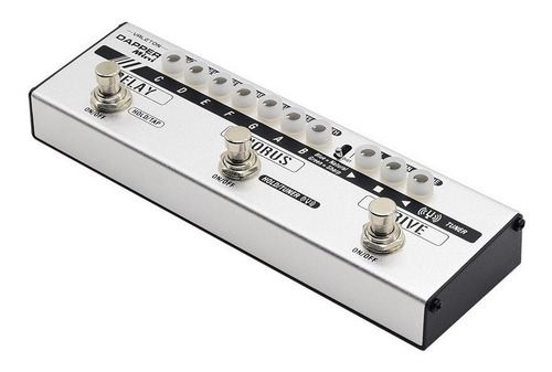 Imagen 3 de 5 de Pedal de efecto Valeton Dapper Mini MES-1 blanco