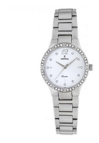 Reloj De Mujer Festina De Vestir Con Piedras F20240