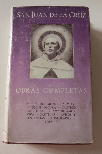 Obras Completas San Juan De La Cruz Monte Carmelo 1940 (Usado)
