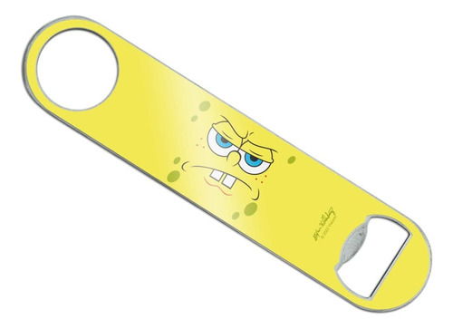 Bob Esponja Angry Face Abridor Botella Acero Inoxidable