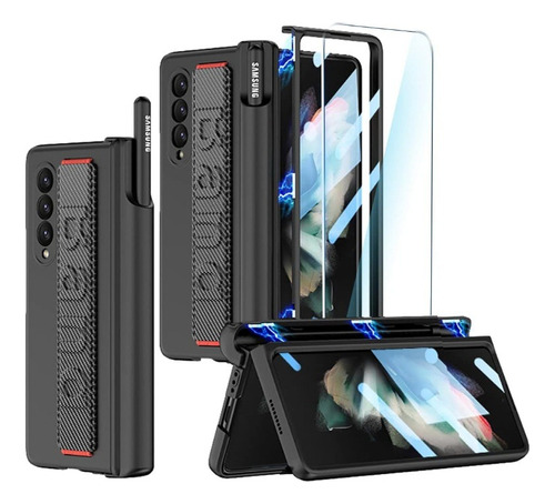 Funda 360 Galaxy Z Fold 3 Con Porta S Pen Y Bisagra Magnétic