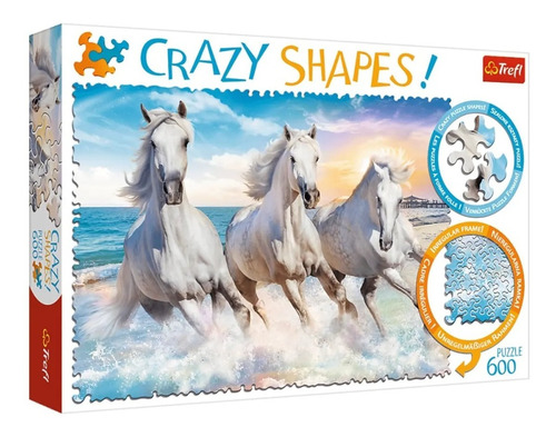 Puzzle Trefl Galope De Caballos 600 Piezas 11111 Febo