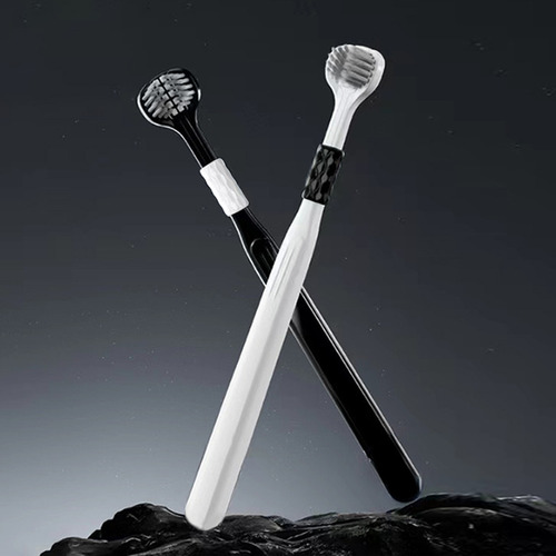 - Cepillo De Dientes De Cerdas Suaves De Tres Lados, 2