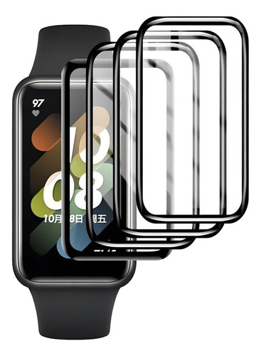 4x Mica Screen Protector Pantalla Para Huawei Band 9 8 7 6