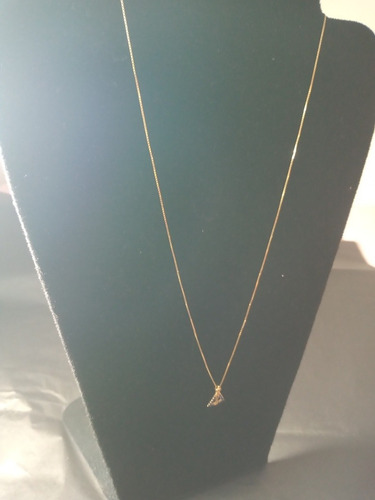 Corrente De Ouro 18 Kilates Com Pingente Nossa Senhora2.15gr