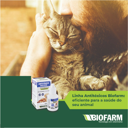 Diarreia Cachorro Como Tratar Antitóxico Biofarm 20ml