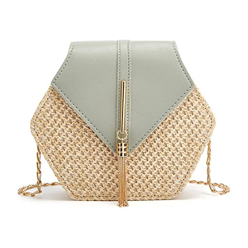 Bolsas De Crossbody Para Mujer Straw Beach Bag Hobo Bolsa