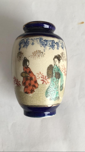 Porcelana En Miniatura Pintada A Mano 1912