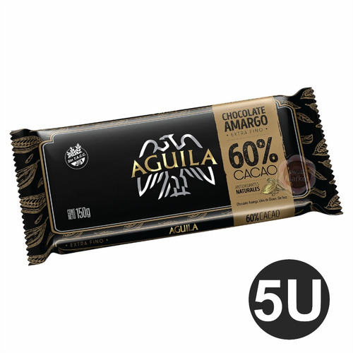 5u Chocolate Aguila 60% Cacao 150g - Oferta En Sweet Market