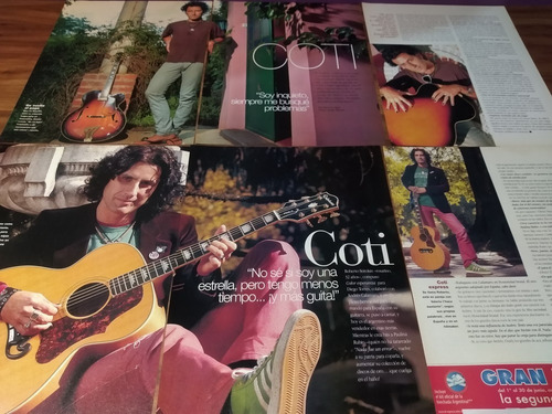 (ah124) Coti Sorokin * Recortes Revistas Clippings (Usado)