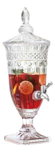 Suqueira De Vidro Elegance Dispenser 3,2 Litros Com Torneira