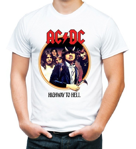 Remera Ac/dc - Highway To Hell - Pacamaka Remeras De Música