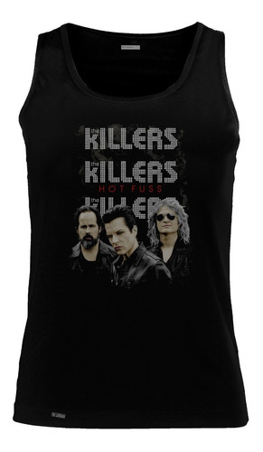 Camiseta Esqueleto The Killers Banda Rock Poster Luces Sbo