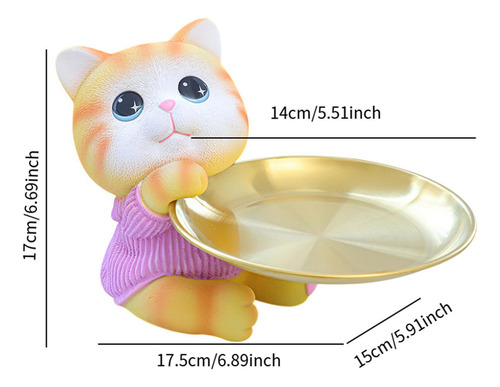 Tazón De Llave De Bandeja De Gato Para Entrada, Estilo B