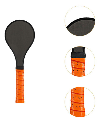Pala De Pickleball Sweet De Fibra De Carbono Para Naranja