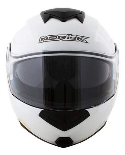 Capacete Norisk Ff345 Route Monocolor Branco Tamanho:60