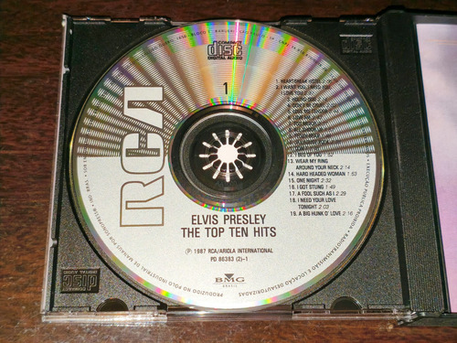 Elvis Presley - The Top Ten Hits (duplo Caixa Grossa) Estandar (Usado)