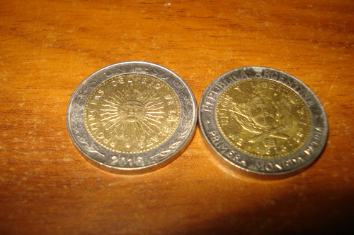Moneda Argentina 1 Peso 2016 (Usado)