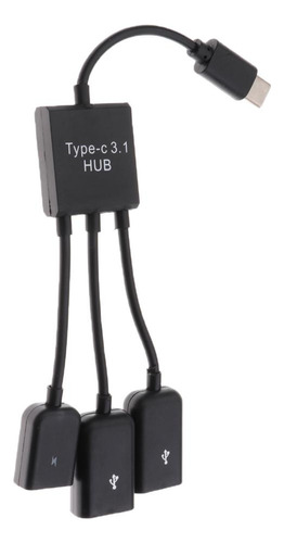 Adaptador Micro Usb Hub Con Conector De Adaptador Otg De