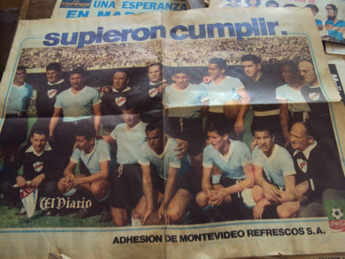 El Diario 1980 Homenaje Recuerdo Campeones 1950 Maracana 