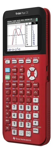 Calculadora Gráfica Texas Instruments Ti-84 Plus Ce Roja