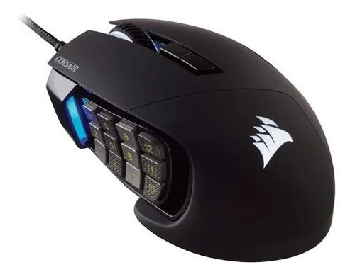 Mouse Gamer Corsair Scimitar Rgb Elite 17 Botones Negro