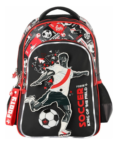 Mochila Footy Espalda 18p Futbol Luz Arco Pelota F1153