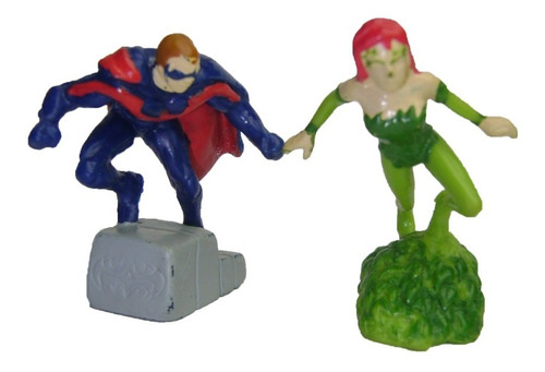 2 Figuras Sonrics Batman - Robin, Poison Ivy  - 1997