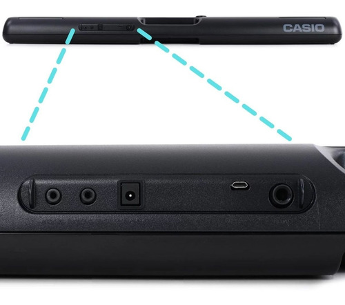 Teclado musical Casio Casiotone CT-S300 61 teclas preto