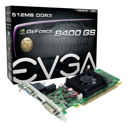 Evga 512-p3-1300-lr Geforce 8400 Gs 512 Mb Ddr3 Pci Express