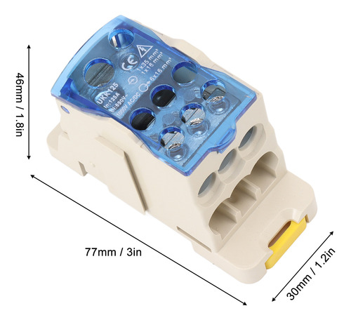 Din Rail Junction Power Electrical Terminal Block Connector