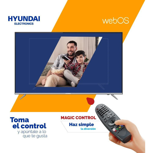 Imagen 5 de 6 de Tv Hyundai 50 Pulgadas Smart Tv Uhd 4k Hyled5017w4km Web Os